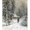 Зимен пейзаж (1900) РЕПРОДУКЦИИ НА КАРТИНИ